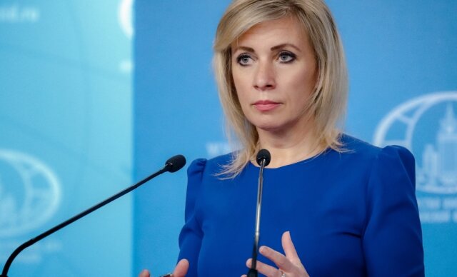 Zaxarova: Ağ Evdəki xəritə Zelenski üçün “sillə” oldu