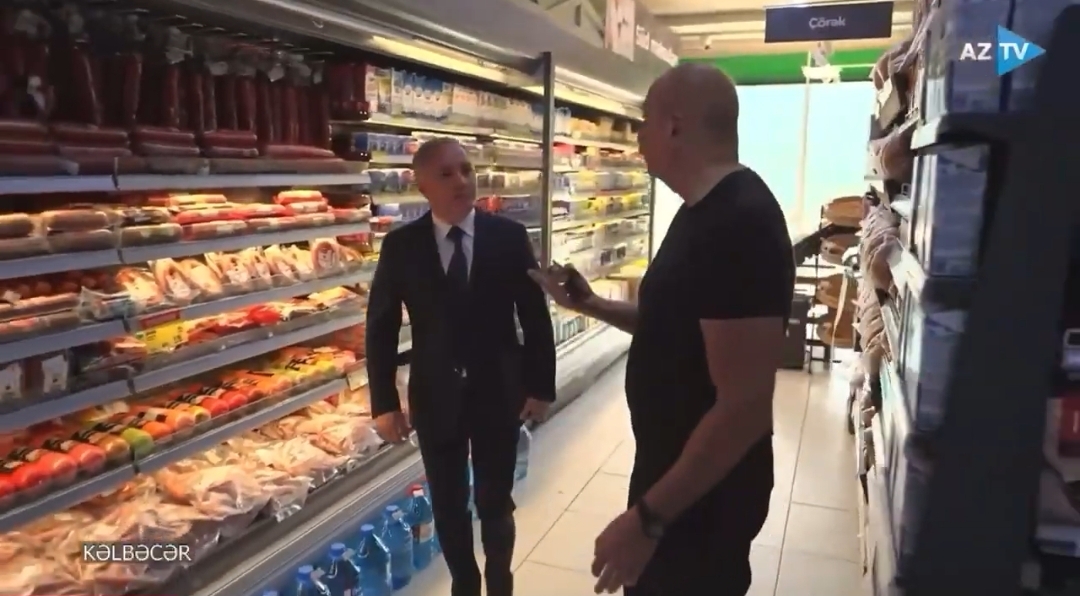 Prezident İlham Əliyev Kəlbəcərdə Araz Marketdə - VİDEO