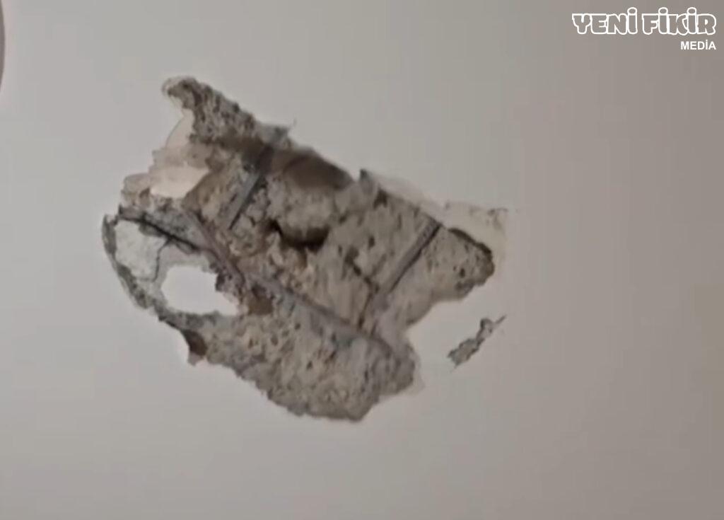 “Saray-H” MTK-nın yaşayış kompleksinin tavanı çöküb – VİDEO