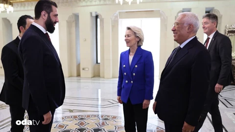 Şara və AB liderləriylə görüşdü