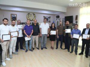 “Ganjavi Holding” jurnalistləri peşə bayramı münasibətilə təbrik etdi – FOTOLAR