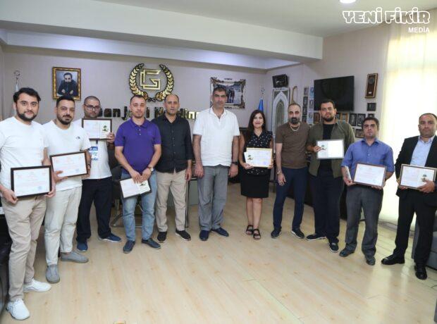 “Ganjavi Holding” jurnalistləri peşə bayramı münasibətilə təbrik etdi – FOTOLAR