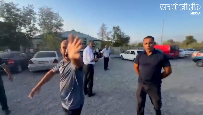 Ağdaşda televiziya əməkdaşlarına hücumun yeni görüntüləri-ANBAAN VİDEO